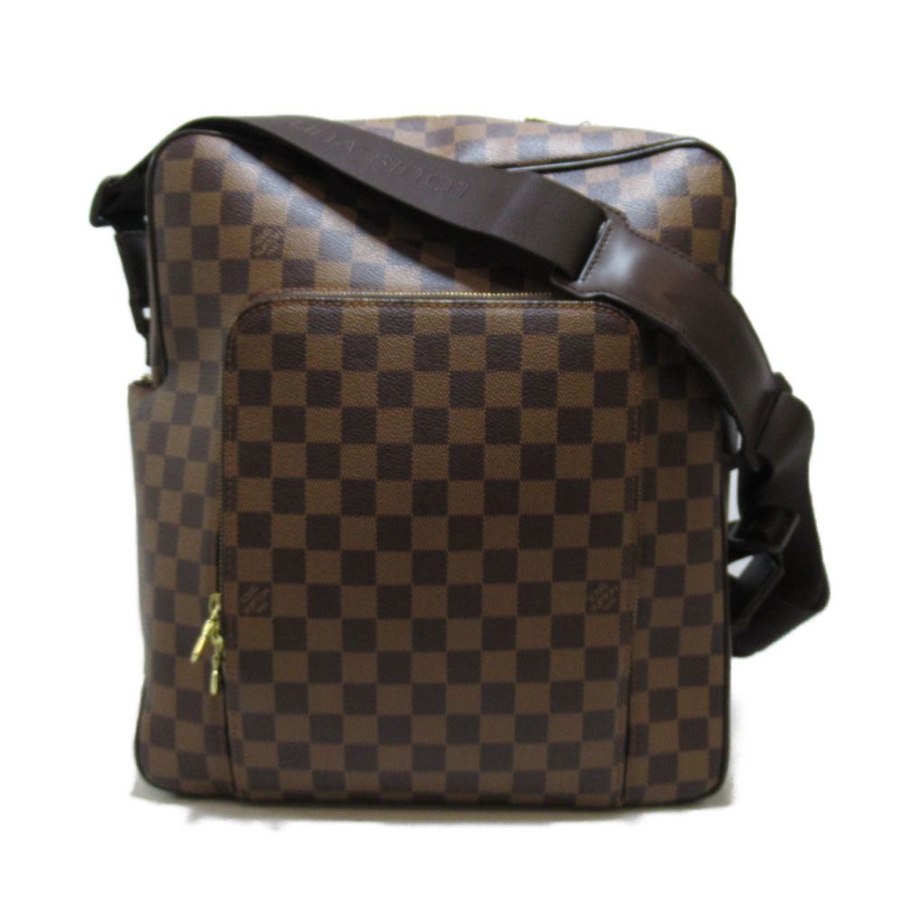 Louis Vuitton Olaf GM Shoulder Bag Ebene Canvas Brown
